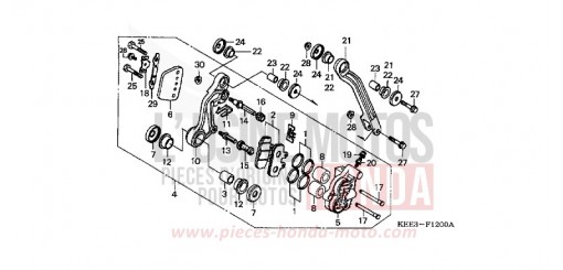 ETRIER DE FREIN AVANT SJ100V de 1997